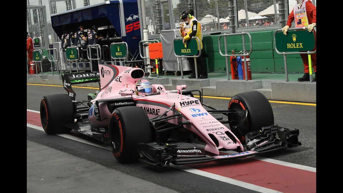 Sergio Perez - Force India - GP Australien - Melbourne - 24. März 2017