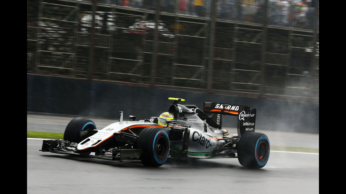 Sergio Perez - Force India - GP Brasilien 2016 - Interlagos - Rennen