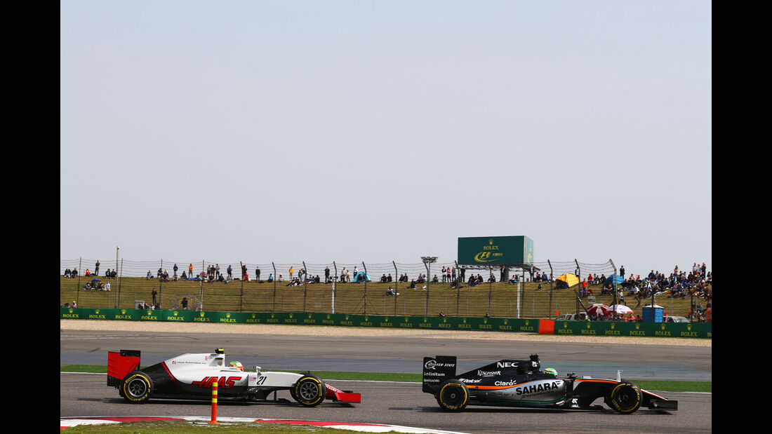 Sergio Perez - Force India - GP China 2016 - Shanghai - Rennen 