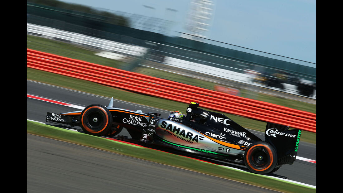 Sergio Perez - Force India - GP England - Silverstone - Freitag - 3.7.2015
