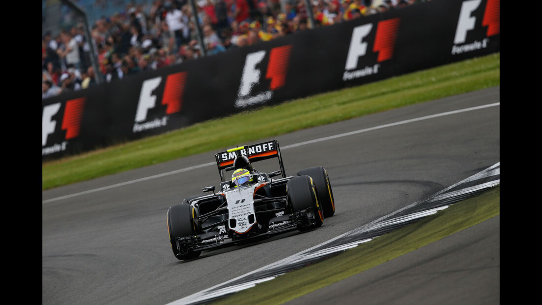 Sergio Perez - Force India - GP England - Silverstone - Qualifying - Samstag - 9.7.2016