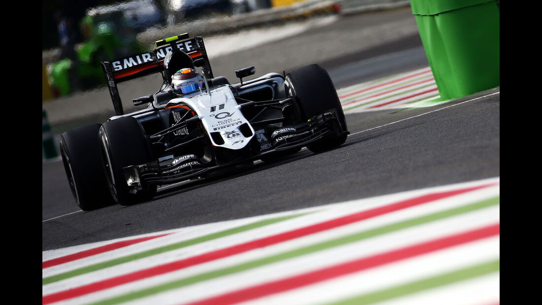 Sergio Perez - Force India - GP Italien - Monza - Freitag - 4.9.2015