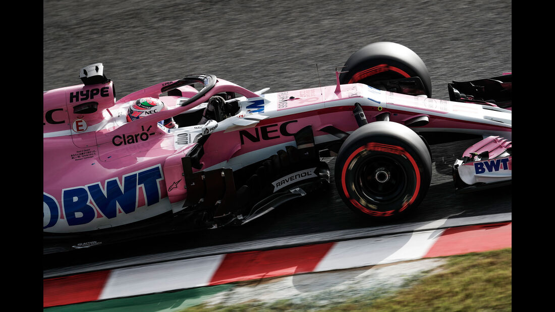 Sergio Perez - Force India - GP Japan 2018 - Suzuka - Rennen