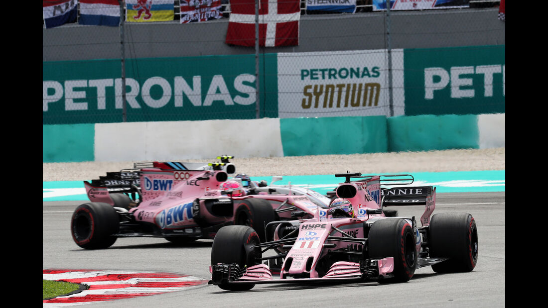 Sergio Perez - Force India - GP Malaysia 2017 - Sepang