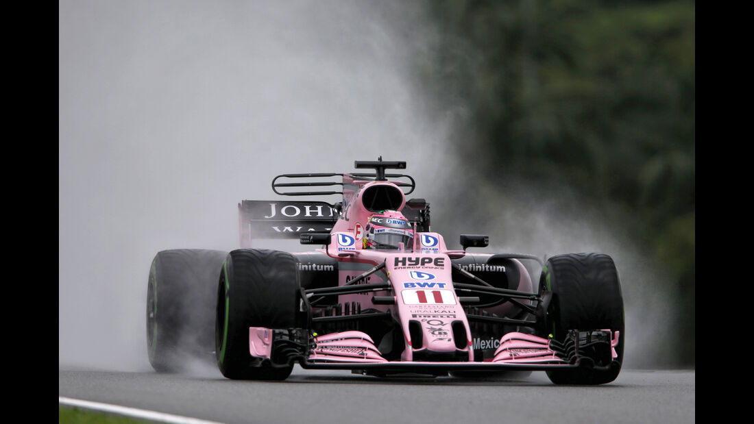 Sergio Perez - Force India - GP Malaysia - Sepang - 29. Oktober 2017