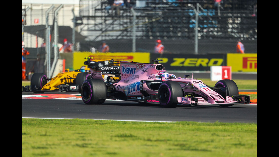 Sergio Perez - Force India - GP Mexiko - Formel 1 - Freitag - 27.10.2017