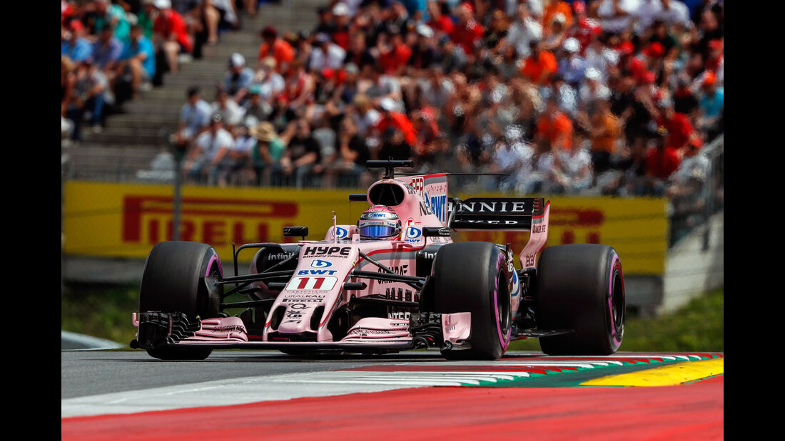 Sergio Perez - Force India - GP Österreich 2017 - Spielberg - Qualifying 