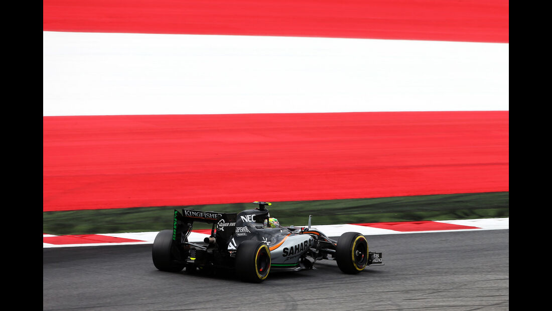 Sergio Perez - Force India - GP Österreich - Formel 1 - Freitag - 19.6.2015