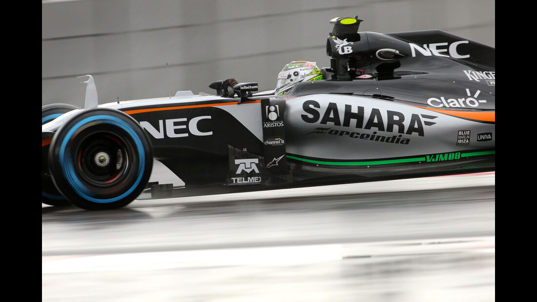 Sergio Perez - Force India - GP Russland - Sochi - Freitag - 9.10.2015