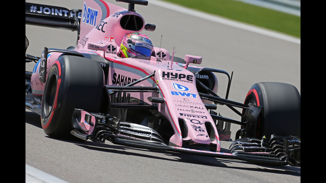 Sergio Perez - Force India - GP Russland - Sotschi  - Formel 1 - 28. April 2017