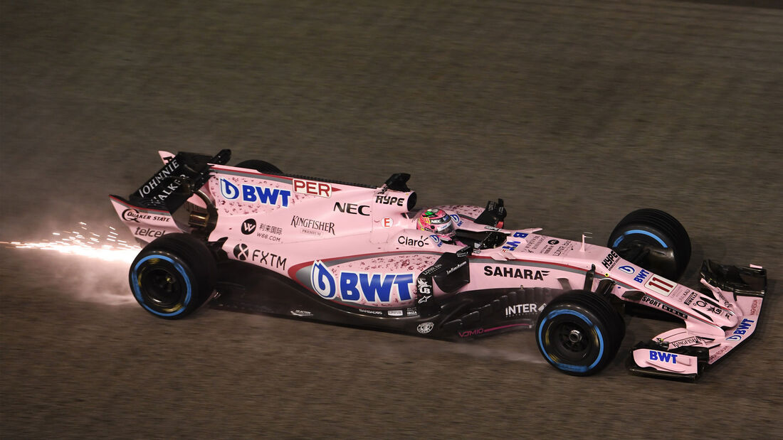 Sergio Perez - Force India - GP Singapur 2017 - Rennen