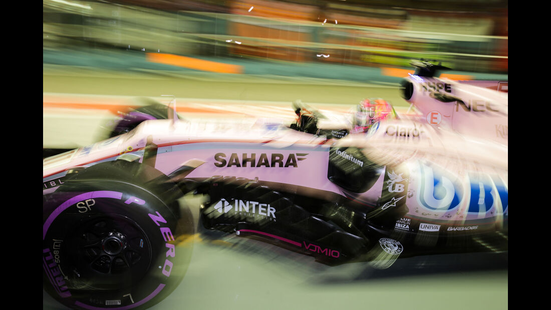 Sergio Perez - Force India - GP Singapur - Qualifying 