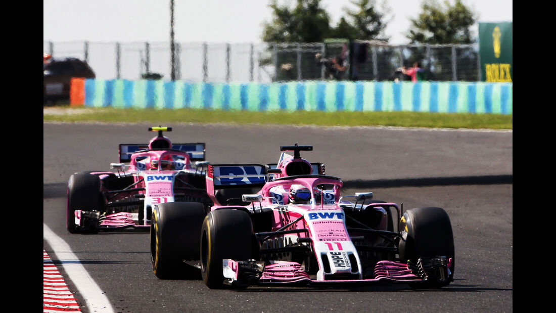 Sergio Perez - Force India - GP Ungarn 2018 - Rennen