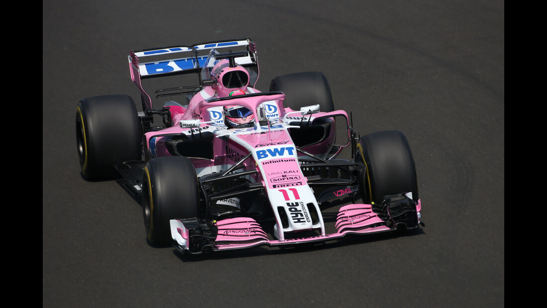 Sergio Perez - Force India - GP Ungarn - Budapest - Formel 1 - Freitag - 27.7.2018