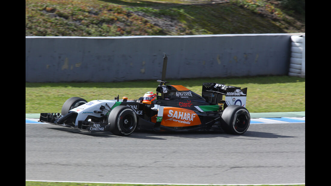 Sergio Perez - Force India - Jerez - Formel 1 - Test - 29. Januar 2014