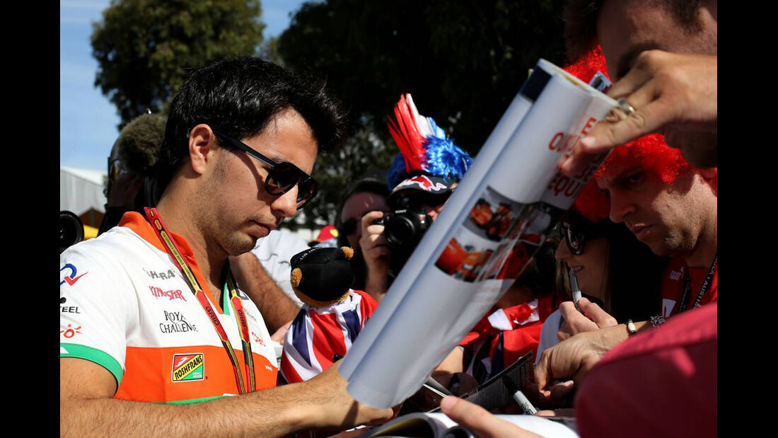 Sergio Perez - Formel 1 - GP Australien - 13. März 2014