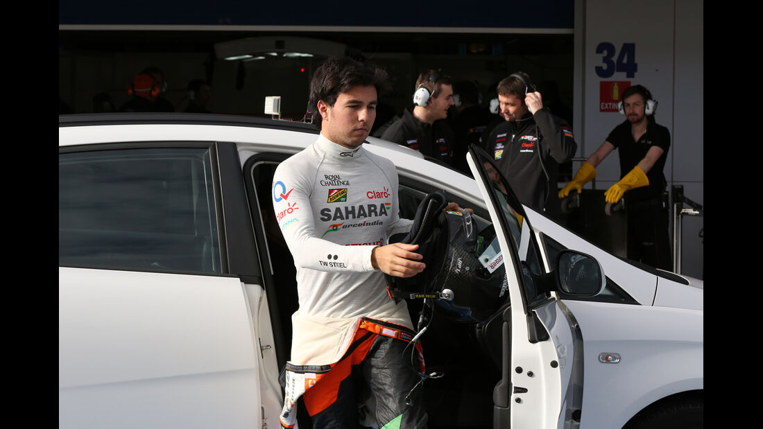 Sergio Perez - Formel 1 - Jerez-Test 2014