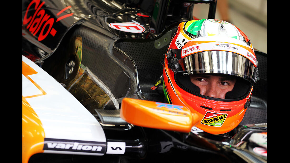 Sergio Perez -  Formel 1 - Test - Bahrain - 28. Februar 2014