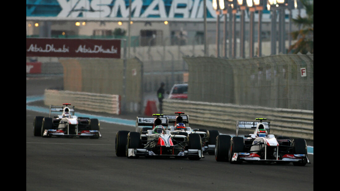 Sergio Perez GP Abu Dhabi 2011
