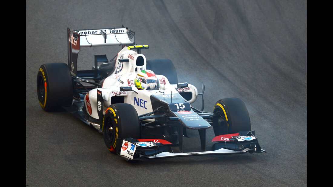 Sergio Perez GP Abu Dhabi 2012