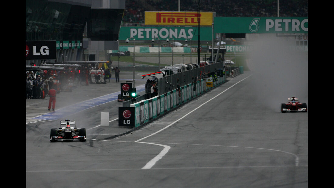 Sergio Perez GP Malaysia 2012