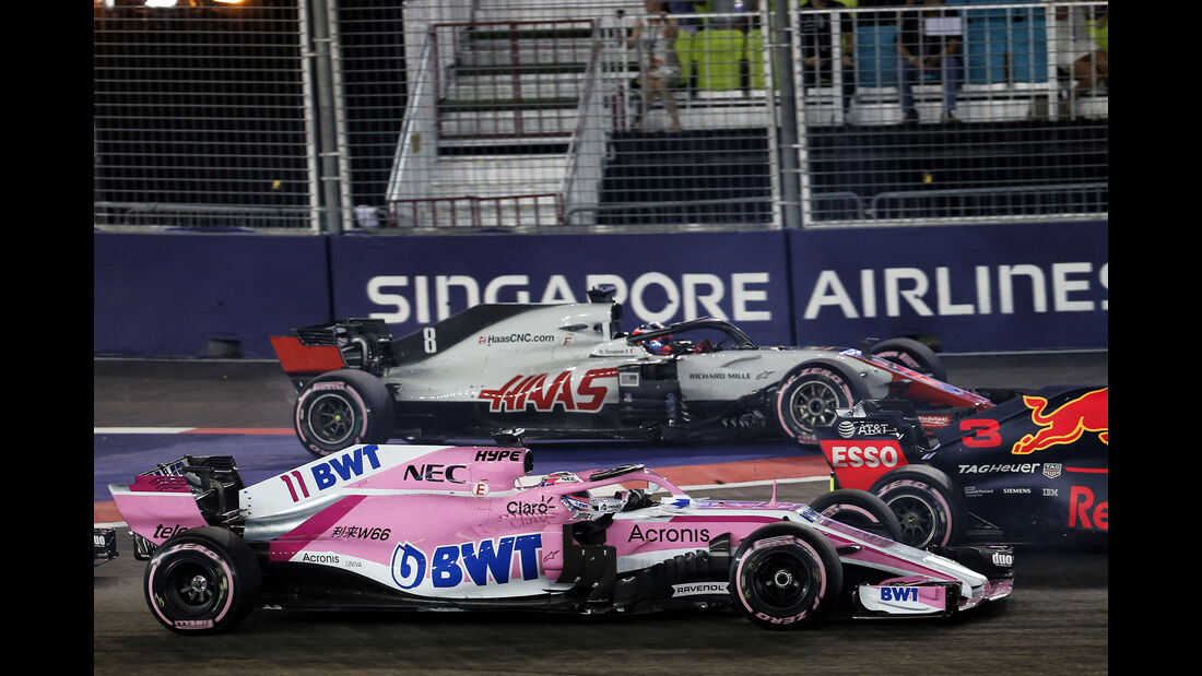 Sergio Perez - GP Singapur 2018