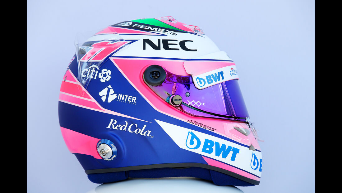 Sergio Perez - Helm - Formel 1 - 2018
