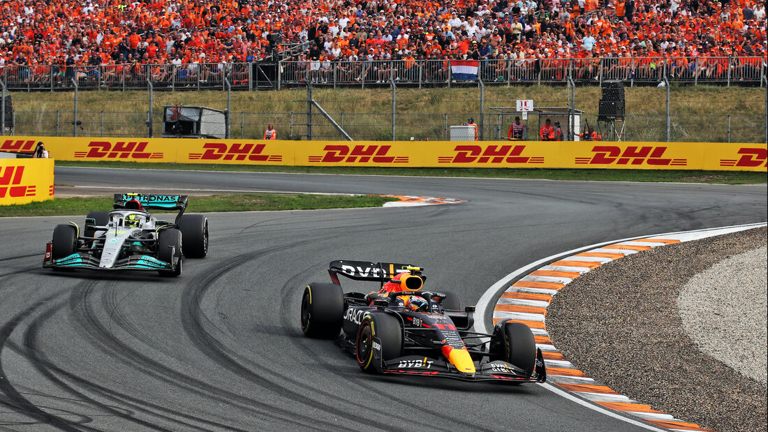 Sergio Perez - Lewis Hamilton - Formel 1 - GP Niederlande - 4. September 2022