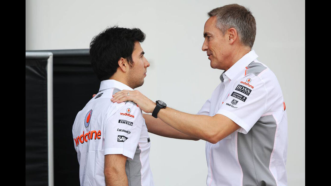 Sergio Perez - Martin Whitmarsh - McLaren - Formel 1 - GP China - 13. April 2013