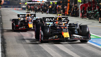 Sergio Perez & Max Verstappen - Red Bull - Formel 1 - GP Singapur - 16. September 2023