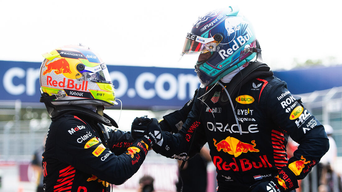 Sergio Perez & Max Verstappen - Red Bull - GP Miami 2023