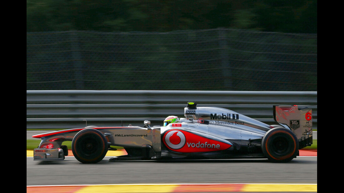 Sergio Perez - McLaren - Formel 1 - GP Belgien - Spa-Francorchamps - 23. August 2013