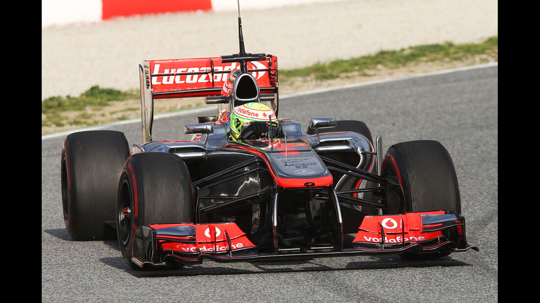 Sergio Perez, McLaren, Formel 1-Test, Barcelona, 19.2.2013