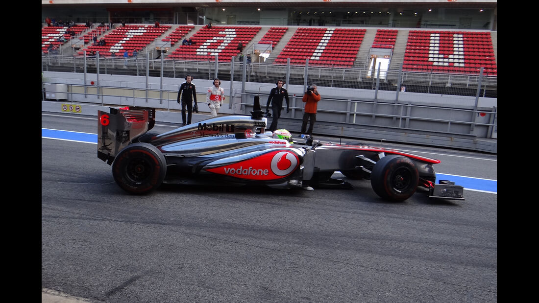Sergio Perez - McLaren - Formel 1 - Test - Barcelona - 19. Februar 2013