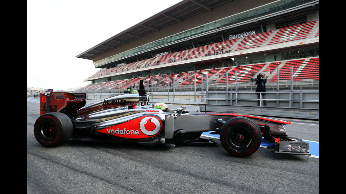 Sergio Perez, McLaren, Formel 1-Test, Barcelona, 19. Februar 2013