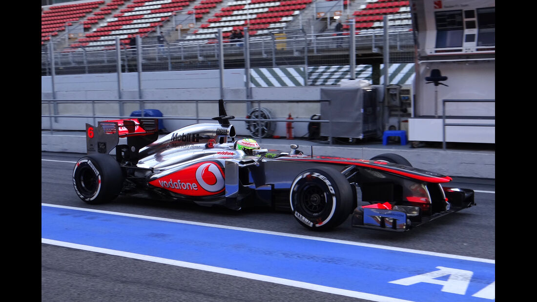 Sergio Perez - McLaren - Formel 1 - Test - Barcelona - 2. März 2013