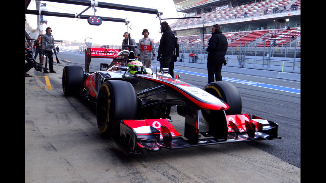 Sergio Perez - McLaren - Formel 1 - Test - Barcelona - 20. Februar 2013