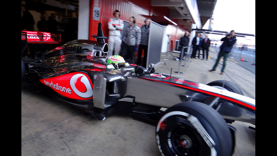 Sergio Perez - McLaren - Formel 1 - Test - Barcelona - 20. Februar 2013