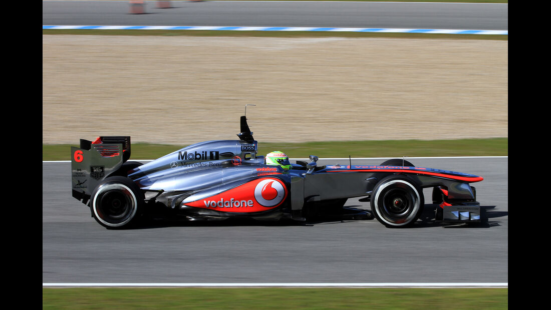 Sergio Perez, McLaren, Formel 1-Test, Jerez, 6.2.2013