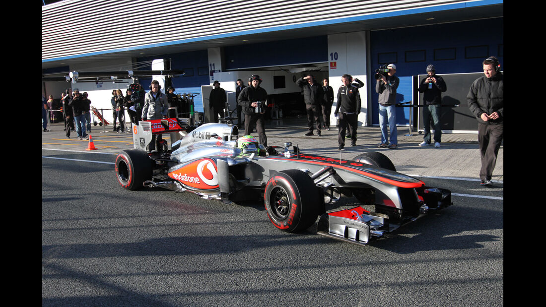 Sergio Perez - McLaren - Formel 1 - Test - Jerez - 6. Februar 2013
