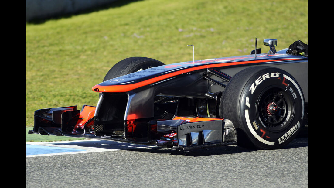 Sergio Perez, McLaren, Formel 1-Test, Jerez, 8. Februar 2013