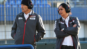 Sergio Perez, McLaren, Monisha Kaltenborn, Sauber, Formel 1-Test, Jerez, 5.2.2013