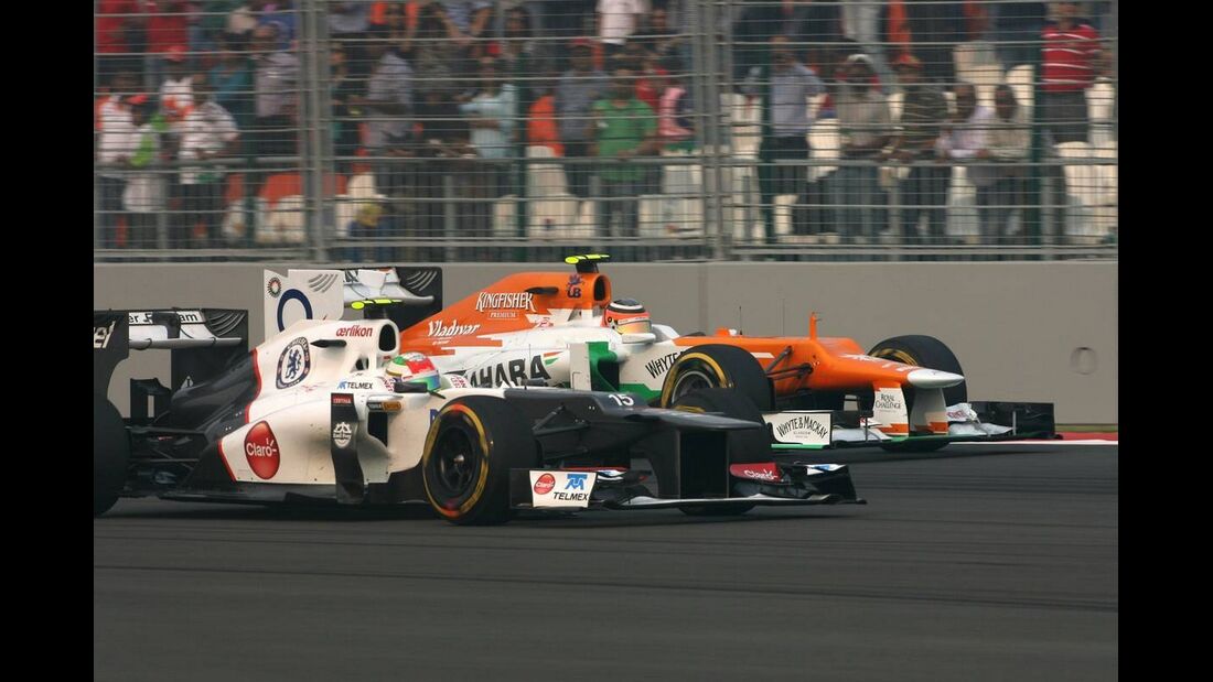 Sergio Perez - Nico Hülkenberg - Formel 1 - GP Indien - 28. Oktober 2012