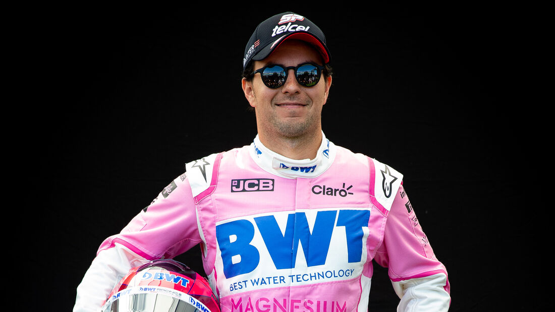 Sergio Perez - Porträt & Helm - Formel 1 - 2020