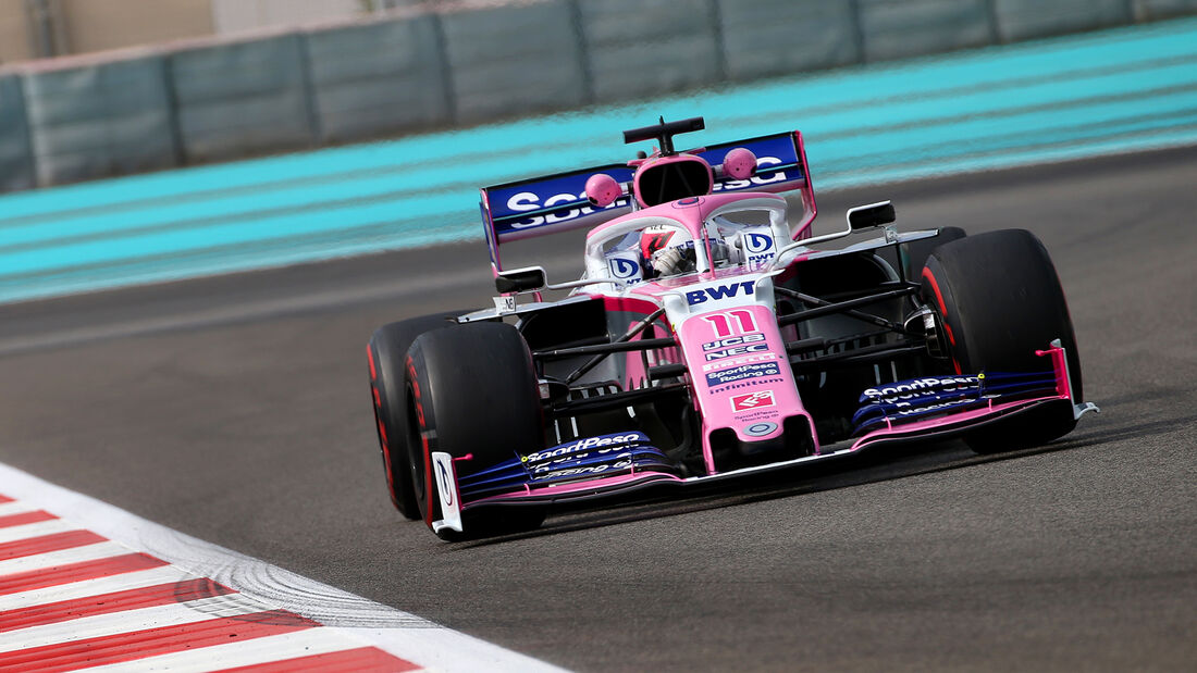 Sergio Perez - Racing Point - F1-Test - Abu Dhabi - 3. Dezember 2019