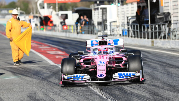 Sergio Perez - Racing Point - F1-Test - Barcelona - 26. Februar 2020