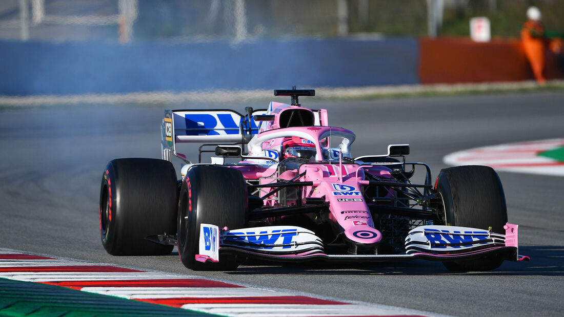 Sergio Perez - Racing Point - F1-Test - Barcelona - 28. Februar 2020
