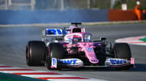 Sergio Perez - Racing Point - F1-Test - Barcelona - 28. Februar 2020