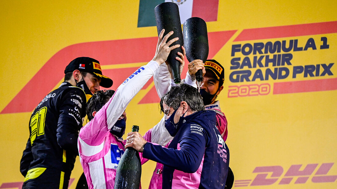 Sergio Perez - Racing Point - GP Sakhir 2020 - Bahrain - Rennen 