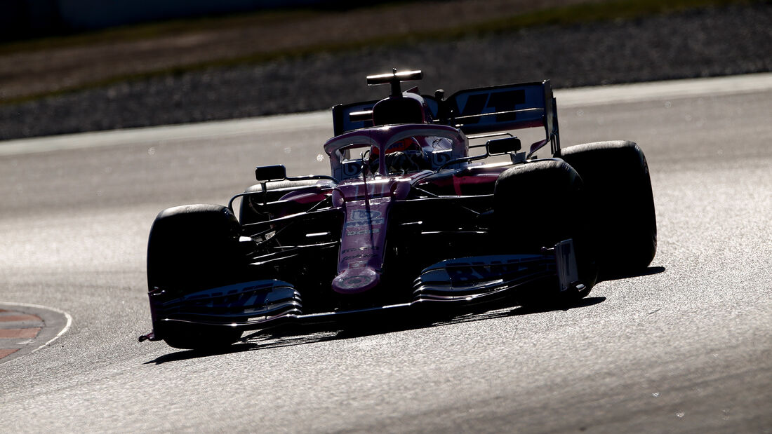 Sergio Perez - Racing Point - Testfahrten - Barcelona 2020